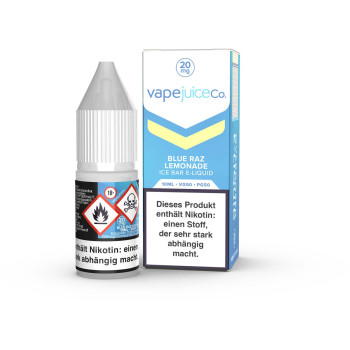 Blue Raz Lemonade NicSalt Overdosed Liquid by VapeJuiceCo 10ml / 20mg