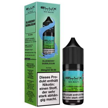 Blueberry Bubblegum NicSalt Liquid by Elux