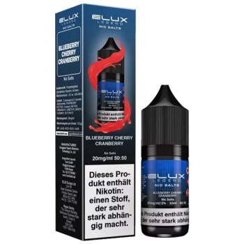 Blueberry Cherry Cranberry NicSalt Liquid by Elux 10ml / 10mg