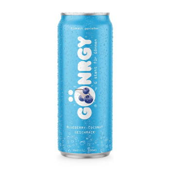 Blueberry Coconut – GÖNRGY Energy Drink 500ml by MontanaBlack