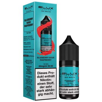 Blueberry Sour Raspberry NicSalt Liquid by Elux 10ml / 10mg