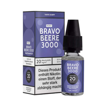 Bravo Beere 3000 NicSalt Liquid by Tante Dampf