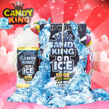 Sour Worms ON ICE (100ml) Plus e Liquid by Candy King