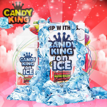 Strawberry Watermelon Bubblegum ON ICE (100ml) Plus e Liquid by Candy King