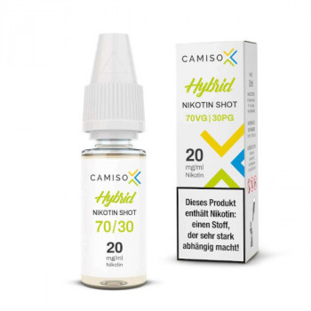 Hybrid Nikotinshot 10ml 20mg 70/30 by Camiso Nikoshot