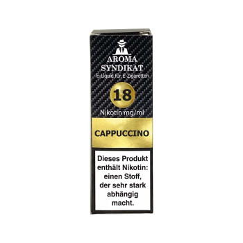 Cappuccino 10ml 18mg NicSalt Liquid by Aroma Syndikat