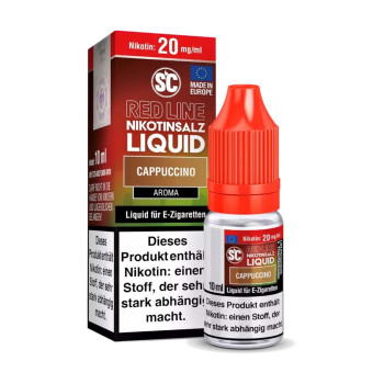 Cappuccino – Red Line NicSalt Liquid by SC