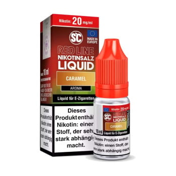 Caramel – Red Line NicSalt Liquid by SC