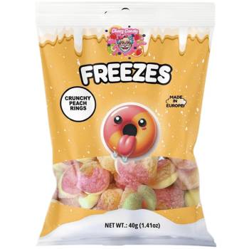 Chaos Candy Freezes Crunchy Peach Rings 40g