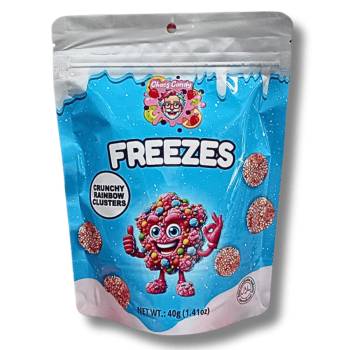 Chaos Candy Freezes Crunchy Rainbow Clusters 40g
