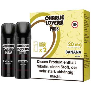 Charlie Lovers – Banana – Prefilled Pod 2er Pack