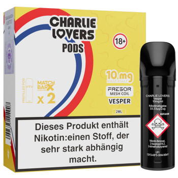 Charlie Lovers – Vesper – Prefilled Pod 2er Pack 2ml