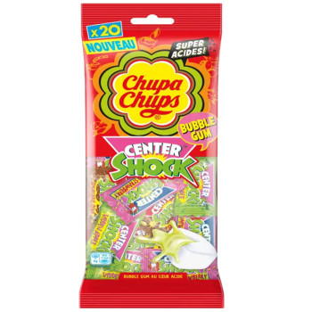 Chupa Chups Center Shock Bubble Gum 80g