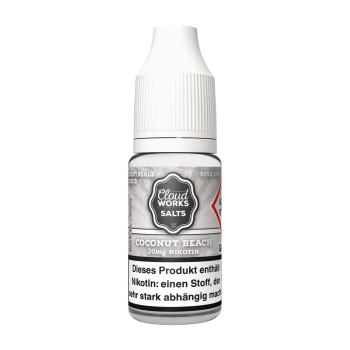 Coconut Beach Overdosed NicSalt Liquid by Cloudworks Salts 10ml / 10mg