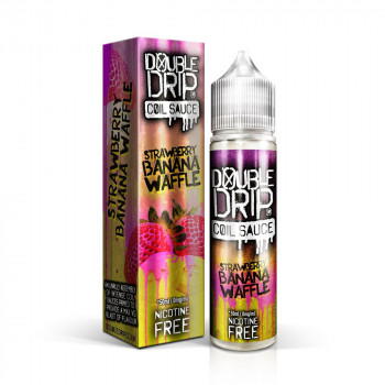 Strawberry Banana Waffle 50ml Shortfill Liquid by Double Drip Coil Sauce Strawberry Banana Waffle 50ml Shortfill Liquid by Double Drip Coil Sauce