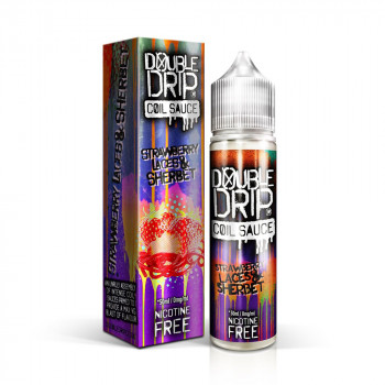 Strawberry Laces & Sherbet 50ml Shortfill Liquid by Double Drip Coil Sauce