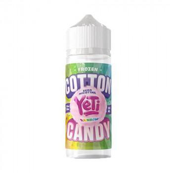 Cotton Candy Frozen Rainbow 100ml Shortfill Liquid by YeTi