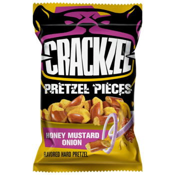 Crackzel Honey Mustard Onion Pretzel Chips 85g