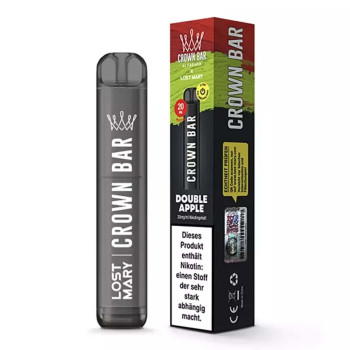Crown Bar by Al Fakher x Lost Mary E-Zigarette 20mg 600 Züge 550mAh NicSalt Double Apple