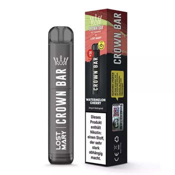 Crown Bar by Al Fakher x Lost Mary E-Zigarette 20mg 600 Züge 550mAh NicSalt Watermelon Cherry