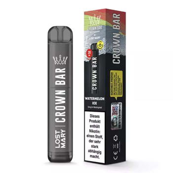 Crown Bar by Al Fakher x Lost Mary E-Zigarette 20mg 600 Züge 550mAh NicSalt Watermelon Ice