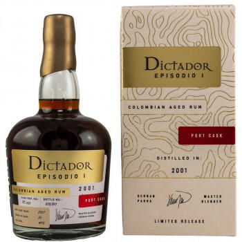 Dictador Episodio I Port Casks 2001/2021 Rum 44% Vol. 700ml