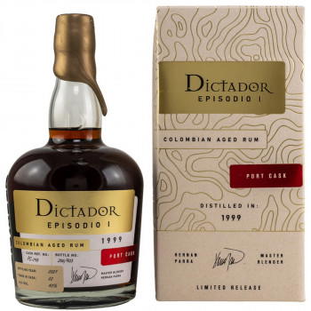 Dictador Episodio I Port Casks 1999/2021 Rum 43% Vol. 700ml