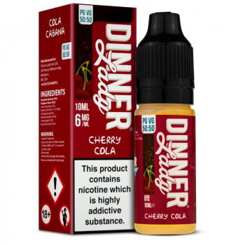 Cherry Cola Original Serie 50/50 10ml Liquids by Dinner Lady 12mg / 10ml