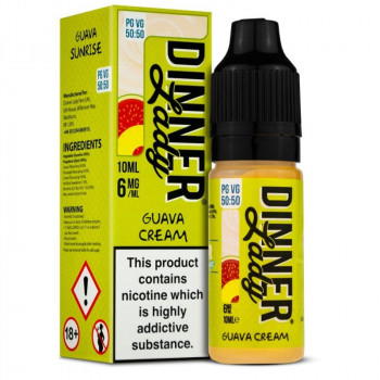 Guava Cream Original Serie 50/50 10ml Liquids by Dinner Lady 6mg / 10ml