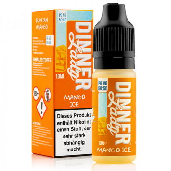 Mango Ice Summer Holidays Serie 50/50 10ml Liquids by Dinner Lady 12mg / 10ml