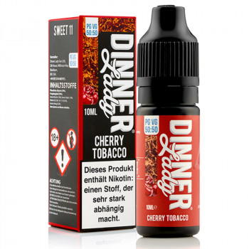 Cherry Tobacco (Sweet 11) Tobacco Serie 50/50 10ml Liquids by Dinner Lady 12mg / 10ml