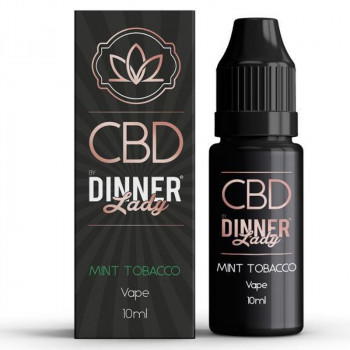 Tobacco Mint 10ml CBD Vape e Liquid by Dinner Lady CBD 250mg