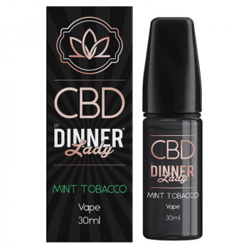 Tobacco Mint 30ml CBD Vape e Liquid by Dinner Lady CBD 1000mg