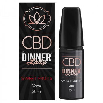 Sweet Fruits 30ml CBD Vape e Liquid by Dinner Lady CBD 1000mg