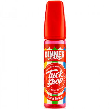 Sweet Fusion (50ml) Plus e Liquid by Tuck Shop Dinner Lady