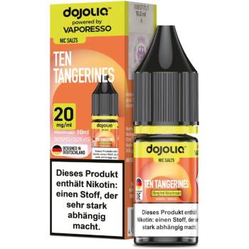 DOJOLIQ Ten Tangerines NicSalt Liquid 10ml / 20mg