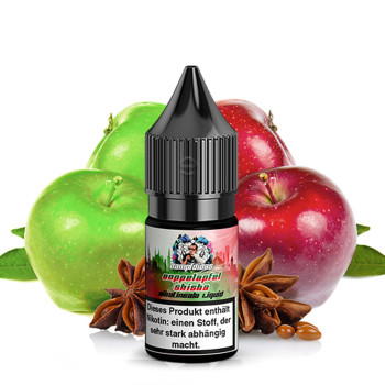 Dampfdidas Doppelapfel Shisha NicSalt Liquid 10ml / 10mg