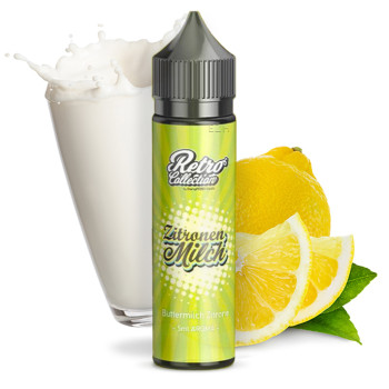Zitronen Milch - Retro 5ml Longfill Aroma by Dampfstar Liquids