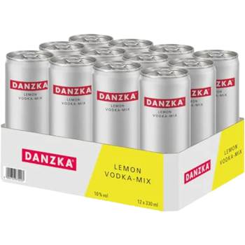 Danzka Lemon Vodka-Mix Mischgetränk 10% Vol. 12x 330ml