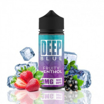 Fruity Menthol 100ml Shortfill Liquid by Deep Blue