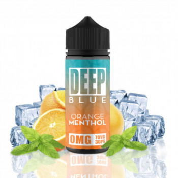Orange Menthol 100ml Shortfill Liquid by Deep Blue Orange Menthol 100ml Shortfill Liquid by Deep Blue