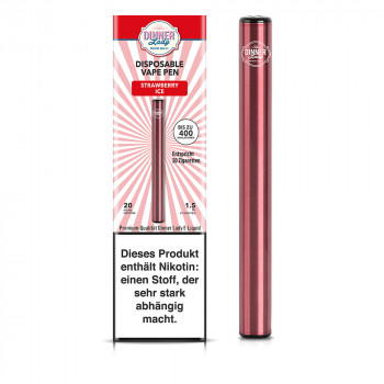 Dinner Lady E-Zigarette 400 Züge 350mAh 20mg NicSalt Disposable Vape Pen Strawberry ICE Dinner Lady E-Zigarette 400 Züge 350mAh 20mg NicSalt Disposable Vape Pen Strawberry ICE