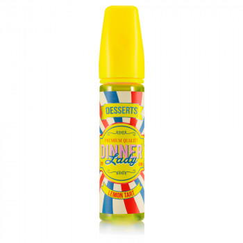 Lemon Tart 50ml Shortfill Liquid by Dinner Lady