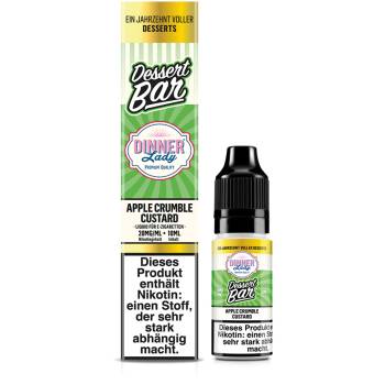 Dinner Lady Bar Apple Crumble Custard NicSalt Liquid 10ml / 20mg