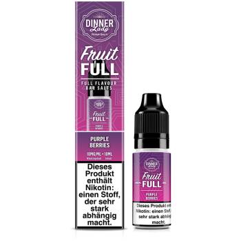 Dinner Lady Fruit Full Purple Berries NicSalt Liquid 10ml / 10mg