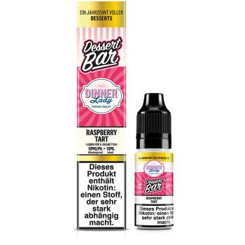 Dinner Lady Bar Raspberry Tart NicSalt Liquid 10ml / 10mg
