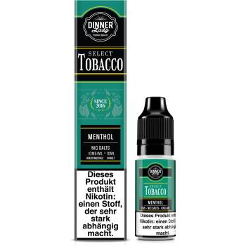 Dinner Lady Select Tobacco Menthol NicSalt Liquid