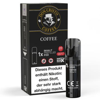 Don Cristo – Coffee – Prefilled Pod 1er Pack 2ml 20mg