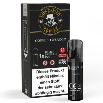 Don Cristo – Coffee Tobacco – Prefilled Pod 1er Pack