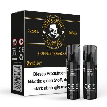 Don Cristo – Coffee Tobacco – Prefilled Pod 2er Pack